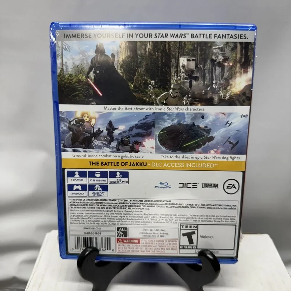 Star Wars Battlefront PS4 PlayStation Hits Edition EA DICE Shooter Game Sony New